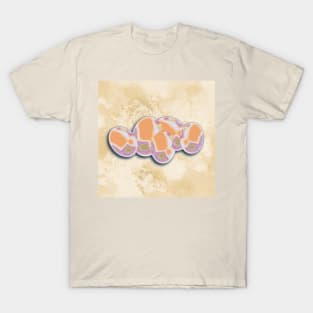 Psychedelic Eggs (Orange & Violet) T-Shirt